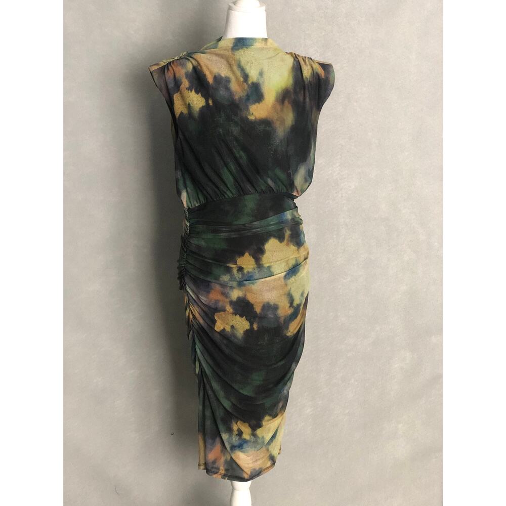Bar III Mock Neck Dress in Dani Dye Women's Petite Large NEW